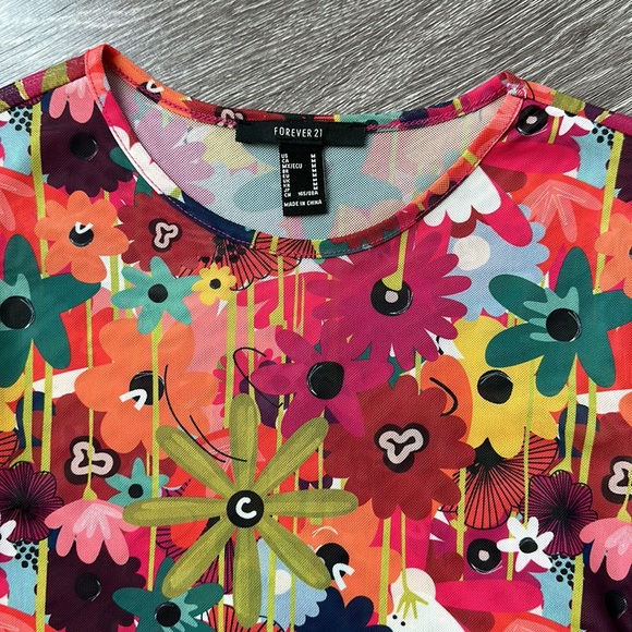 Funky Sheer Long Sleeve Top - Picture 2 of 2